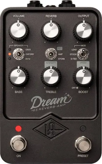 Pedalë efekti kitarë Universal Audio UAFX Dream 65 Reverb, Bluetooth, USB C, e zezë
