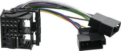 Adapter radio ISO për Peugeot Citroën 2956, për lidhje aftermarket, i zi - 1
