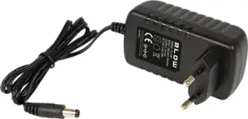Adaptër rryme Blow, 5V 3A 15W, prizë DC 2.1x5.5 mm, i zi
