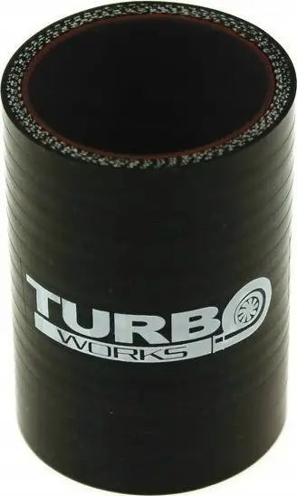 Lidhës silikoni TurboWorks Black Connector, 45mm, 80mm, i zi