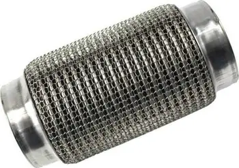 Gyp fleksibël shkarkimi 304SS, 51mm, 150mm, i argjendtë