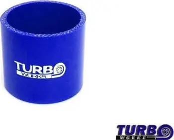 Lidhës silikoni TurboWorks Connector Blue, 84mm, blu