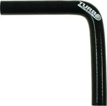 Lidhës silikoni TurboWorks Elbow 90°, 35mm XL, i zi