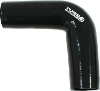 Lidhës silikoni TurboWorks Elbow 90°, 89mm, XL, i zi
