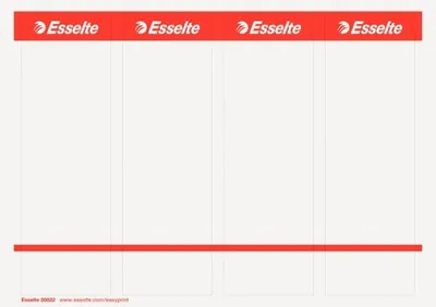 Etiketa ngjitëse Esselte Easy Print, 75 mm, 40 copë, të bardha - 1