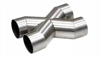Lidhës shkarkimi X-Pipe i stampuar, 2.5" 63mm, çelik inox