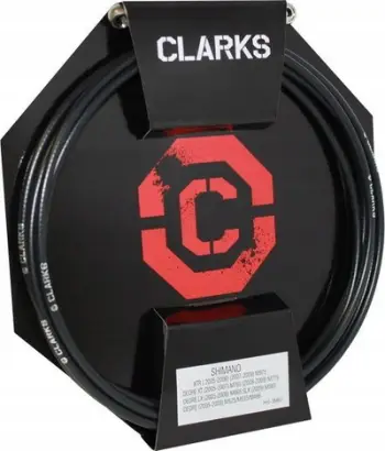 Gyp frenash hidraulik Clarks Shimano XTR, 3000mm, me kapakë metalikë, i zi