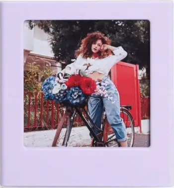 Kornizë magnetike LoveInstant, Instax Square, plastike, vjollcë