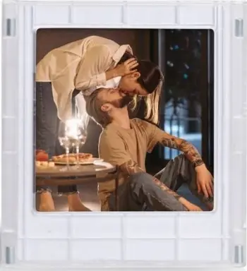 Kornizë magnetike LoveInstant, për Fujifilm Instax Square, transparente