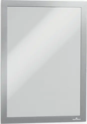 Kornizë magnetike vetëngjitëse Durable A4, set 10 copë, argjend