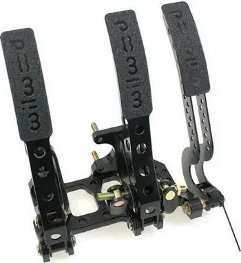 Pedalier frenimi Wilwood Brakes 340, komplet 3 pedale, alumini, i zi