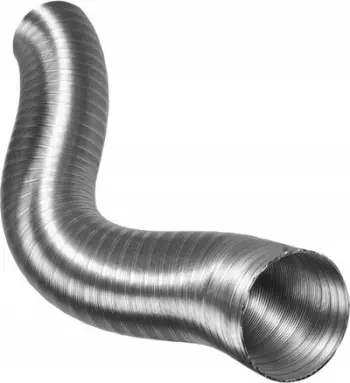 Gyp fleksibël alumini Aluminum Duct 130 mm, 3 m, argjend