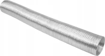 Gyp fleksibël alumini Prodmax Aluflex 125, diametër 125mm, rezistent deri 200°C, argjendtë