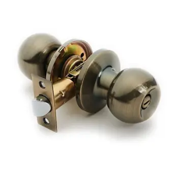 Dorezë dere Okko 607 AB WC, me bravë për knob, Antique Brass