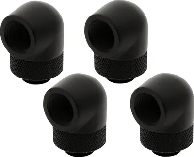 Adapter rrotullues XSPC 90° V2, set 4 copë, lidhje G1/4, bronz - 1