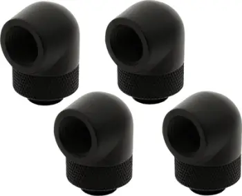 Adapter rrotullues XSPC 90° V2, set 4 copë, lidhje G1/4, bronz