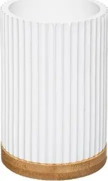 Mbajtëse furçash dhëmbësh 5five Natureo, 350 ml, e bardhë