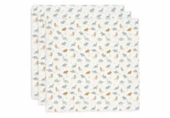 Pelena Muslin Roarsome 70x70cm, 3 copë