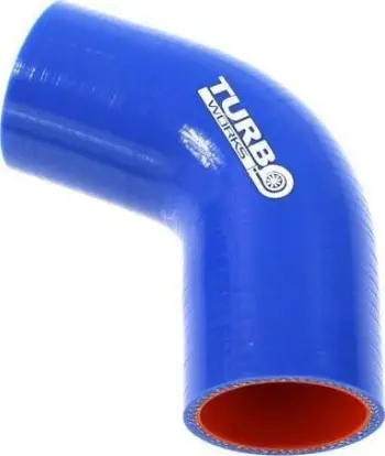 Lidhës silikoni TurboWorks Pro Elbow 67°, 15mm, blu