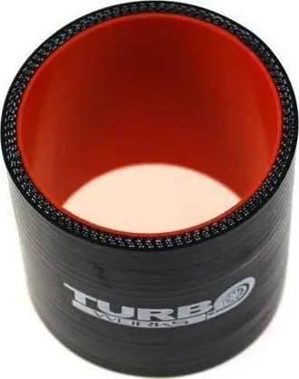 Lidhës silikoni TurboWorks Pro, reduktues i drejtë 38 40mm, i zi