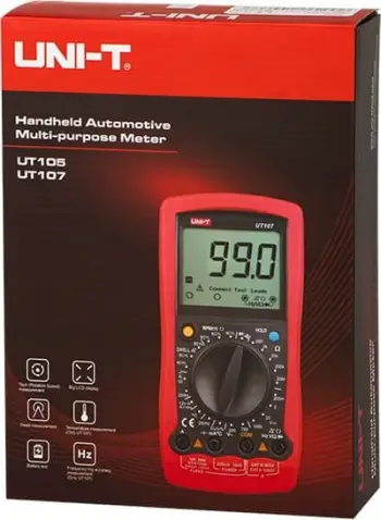 Multimetër automjetesh UNI-T UT105 Blow 9287, DC, ekran dixhital