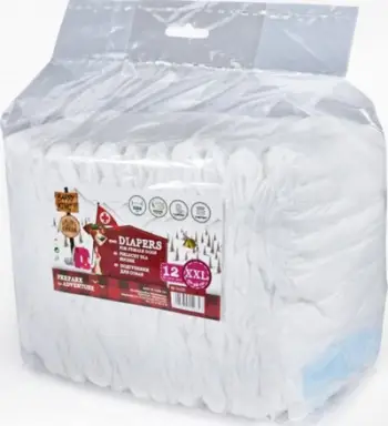 Pelenë higjienike për qen femra Barry King XXL, perimetër beli 40-58 cm, 12 copë
