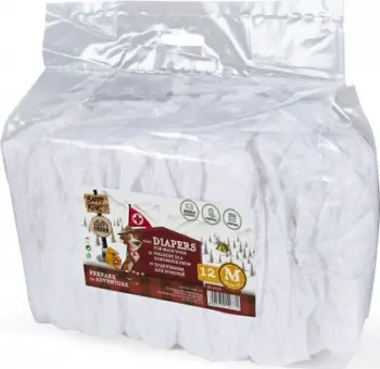 Pelenë për qen Barry King M, perimetër beli 46-60 cm, 12 copë