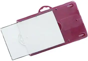 Mbajtëse ID Argo 36K080X, polipropilen transparente, deri 88 x 53.8 mm, 50 copë