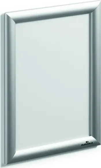 Kornizë reklamuese Durable Snap Frame A4, alumin, argjendtë