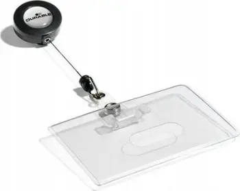 Mbajtëse kartelash ID Durable A7, 59 x 86mm, set 10 copë, transparente