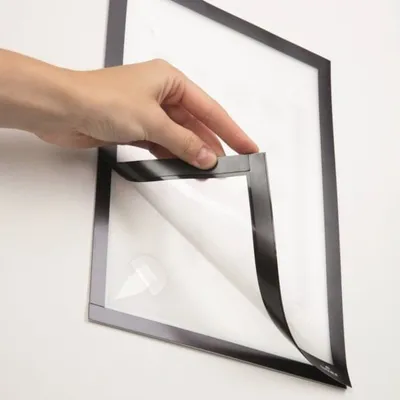 Kornizë vetëngjitëse DURABLE DURAFRAME WALLPAPER A4, për sipërfaqe delikate, e zezë - 1