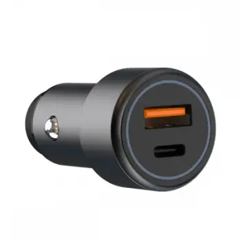 Karikues për veturë Lampa, USB + USB-C, 38W, Fast Charge, PD+QC 3.0