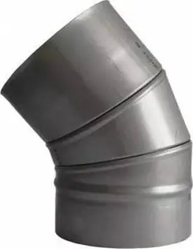 Gyp këndor oxhaku WADEX 115160000, 45°, diametër 160mm, gri