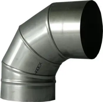 Gyp kthyes oxhaku Wadex 90°, 180 mm, çelik inox