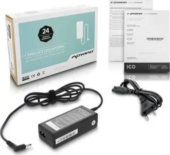 Adapter rryme Movano ZZ HP195333P, 65W, për HP dhe Compaq, i zi