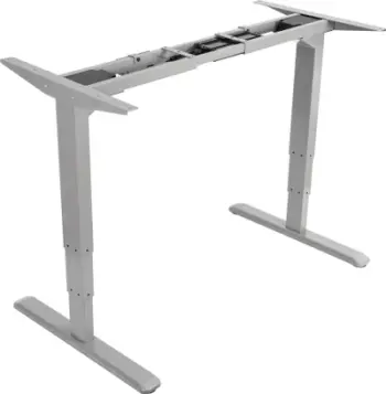 Kornizë tavoline Equip ERGO Electric Sit Stand, motorë të dyfishtë, gri