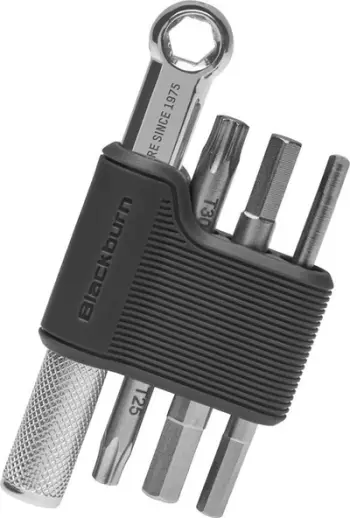 Multimjet biçiklete Blackburn Mini Switch, me bit gjashtëkëndor dhe Torx, i zi