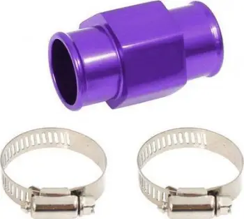 Adapter sensor temperature uji Depo, 28mm, fije 1/8 NPT, metalik