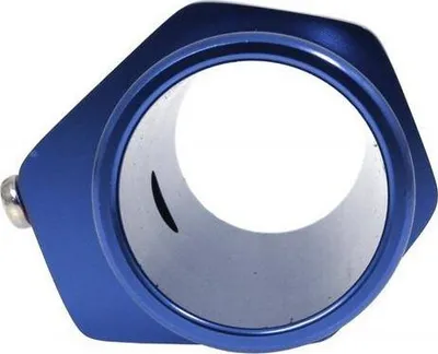 Adapter sensor temperature uji Depo 30mm, fije 1/8 NPT, argjendtë - 2