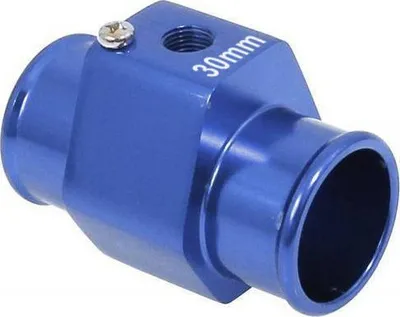 Adapter sensor temperature uji Depo 30mm, fije 1/8 NPT, argjendtë - 3