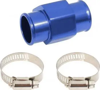 Adapter sensor temperature uji Depo 30mm, fije 1/8 NPT, argjendtë