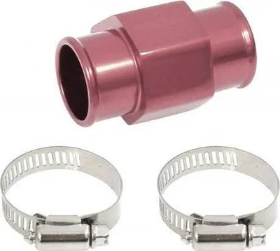 Adapter sensor temperature uji Depo 40mm, 1/8 NPT, metalik - 1