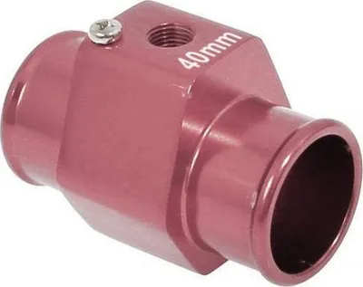Adapter sensor temperature uji Depo 40mm, 1/8 NPT, metalik - 3