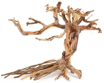 Druri dekorativ për akuarium Norimpex Tonce Bonsai 14, 40x30 cm, dru natyral