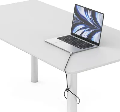 Adapter sigurie Compulocks Ledge për MacBook Air 13" M2 M3, me kyç me çelës, argjendtë - 3