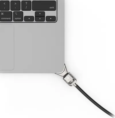 Adapter sigurie Compulocks Ledge për MacBook Air 15" M2 M3, me çelës, argjendtë - 2