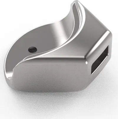 Adapter sigurie Compulocks Ledge për MacBook Air 15" M2 M3, për port kabllo sigurie, Silver - 1