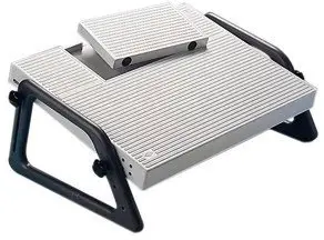 Mbajtëse këmbësh Wedo Relax, platformë 45x35cm, lartësi 70-210mm, e zezë