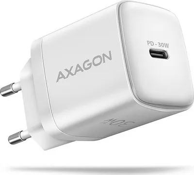 Karikues rrjeti AXAGON ACU-PD30W, USB C, 30W, i bardhë - 1