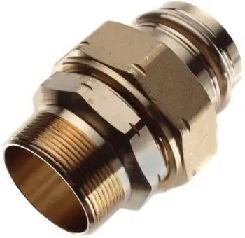 Lidhës tubash Viega 608378, dyfishtë 16 x 1/2", metalik, i lëmuar